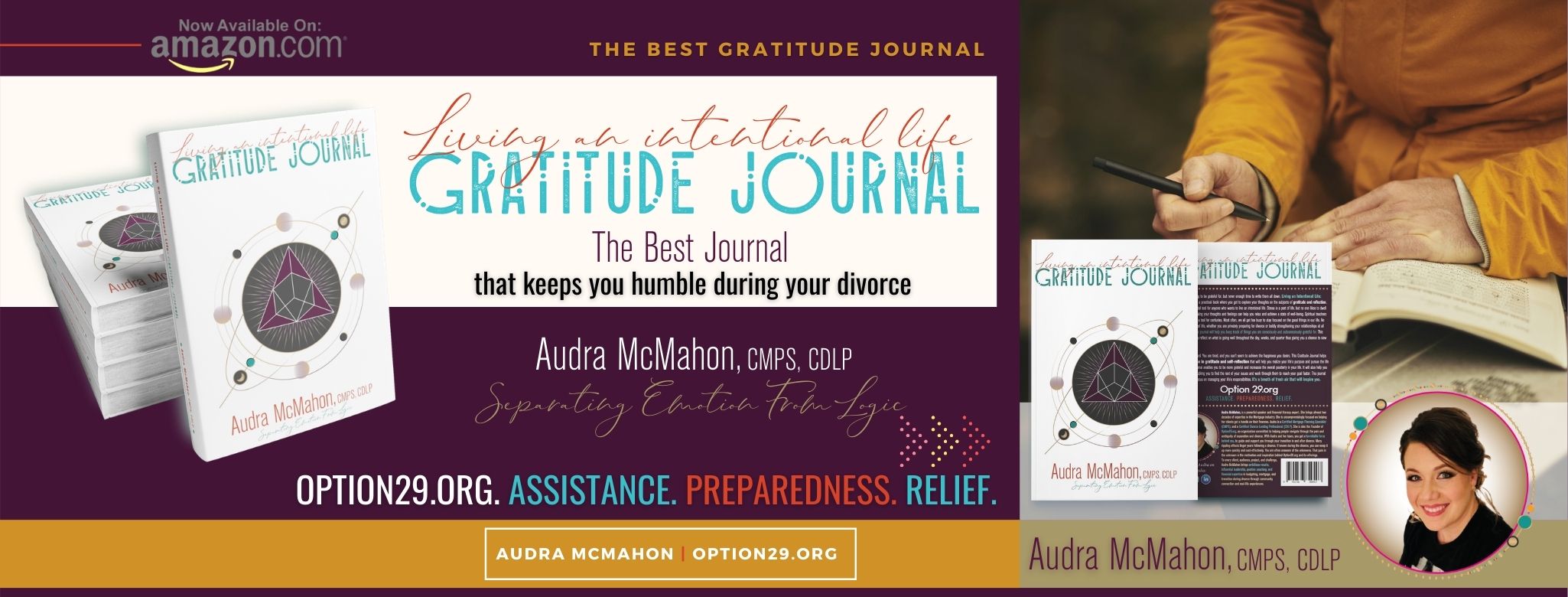 gratitude journal to get through divorce emotionally