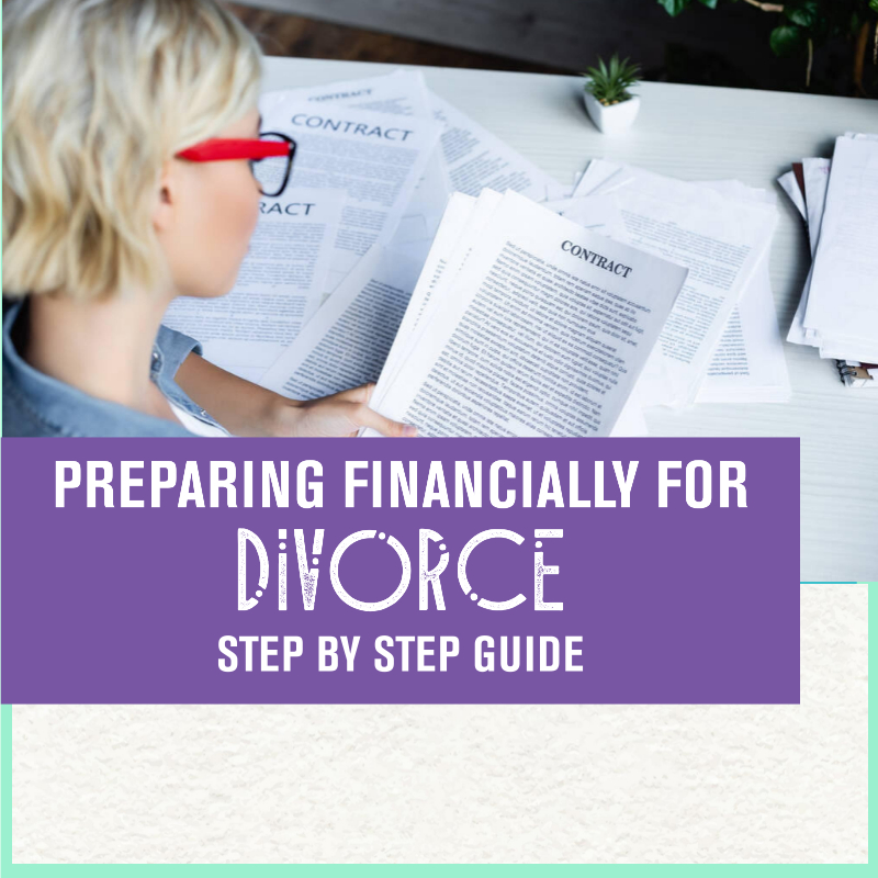 preparing for divorce financially