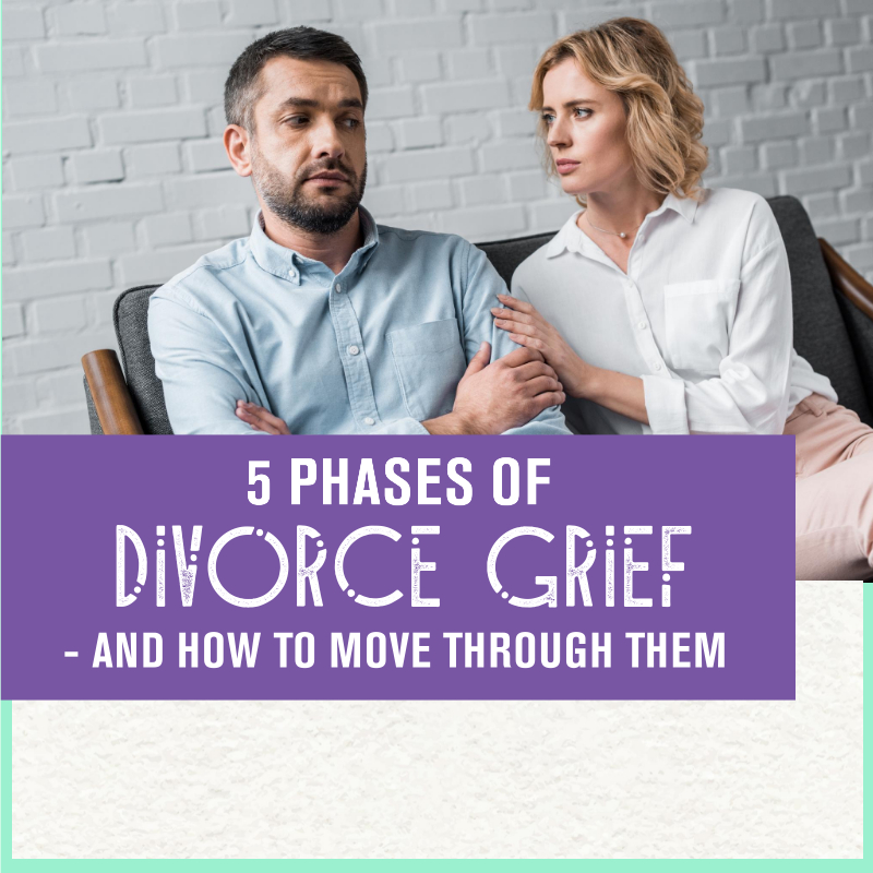 stages of grief during divorce